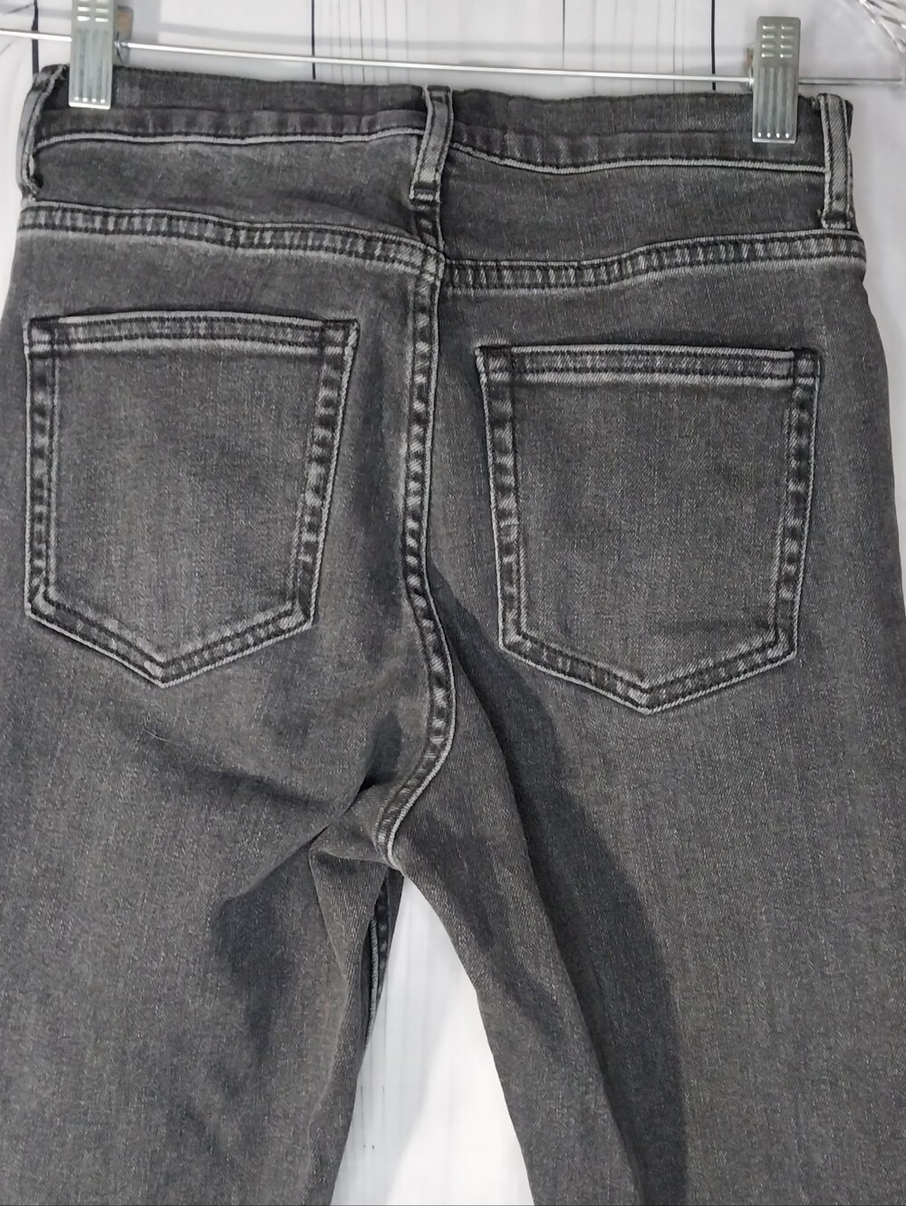 Everlane The Cheeky Bootcut High-Rise Raw Hem Casual Retro Boho Preppy Jeans - Picture 7 of 8